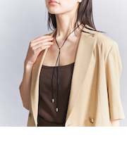 ＜JAMIRAY＞Nuts シルクコード ネックレス