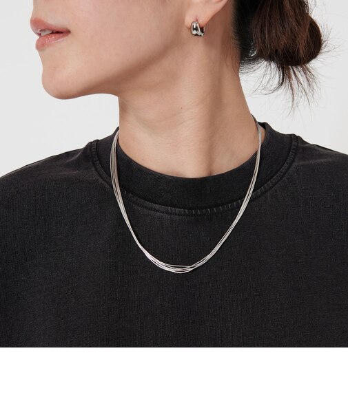 ＜Native SilverStreams＞シルバー 5連 ネックレス