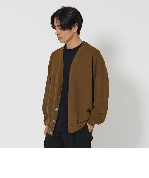 エア ミラノ Vネック カーディガン デオドラント‐抗菌・防臭‐