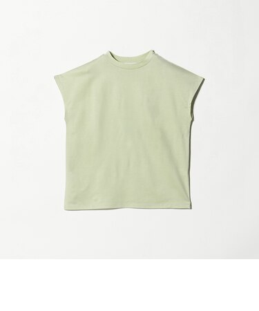 クルーネック フレンチスリーブ カットソー