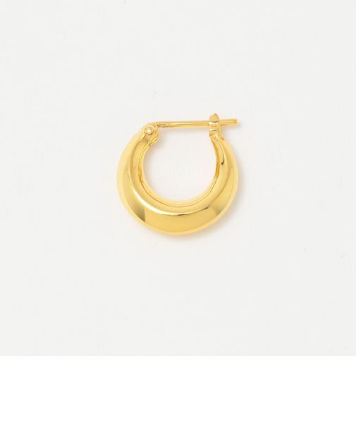 SILVER925 ファット フープ ピアス
