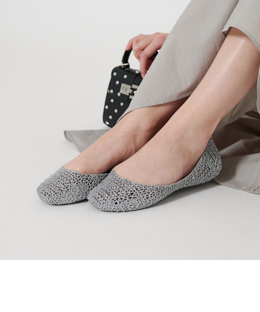 ＜Melissa＞グリッター CAMPANA バレエシューズ