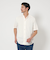 【WEB限定 WARDROBE SMART】ドレープ  バンドカラー スキッパーシャツ