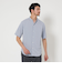 【WEB限定 WARDROBE SMART】ドレープ  バンドカラー スキッパーシャツ