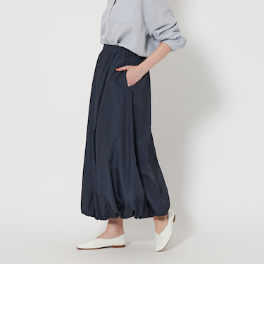 【WEB限定】タフタ バルーンスカート -ウォッシャブル-