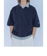 ＜Champion × monkey time＞ ピグメント スキッパー ポロシャツ