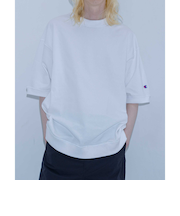 ＜Champion × monkey time＞ ピグメント リブ Tシャツ
