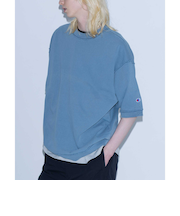 ＜Champion × monkey time＞ ピグメント リブ Tシャツ