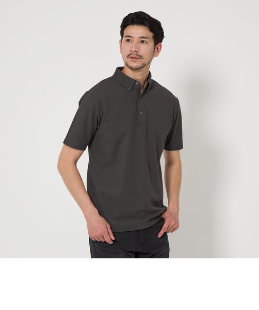 【WEB限定 WARDROBE SMART】ステイ クリーン ピケ BD ポロシャツ【抗菌・防臭】