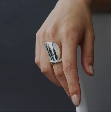 ＜loni＞Benjamin Asymmetry リング