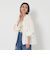 【WEB限定】コットンレーヨン シャーリングブラウスII -ウォッシャブル-