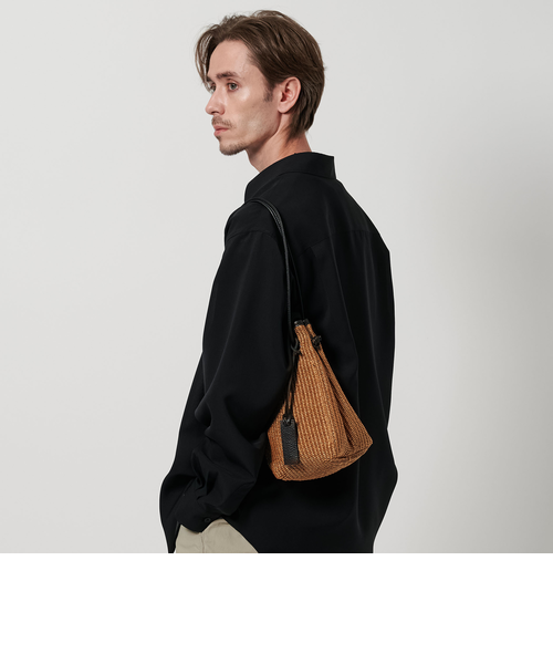 新品 BEAUTY&YOUTH LA UNIQAサマーパースハンドバッグ 巾着 LA UNIQA＞ サマー パース バッグ｜ビューティー＆ユース