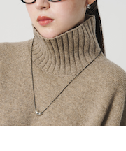 ユニークハート コードスライダーネックレス