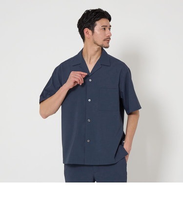 【WEB限定 WARDROBE SMART】 Reflax オープンカラー シャツ