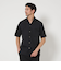 【WEB限定 WARDROBE SMART】コットン ワイドカラー スキッパーシャツ