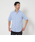 【WEB限定 WARDROBE SMART】コットン ワイドカラー スキッパーシャツ