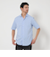 【WEB限定 WARDROBE SMART】コットン ワイドカラー スキッパーシャツ