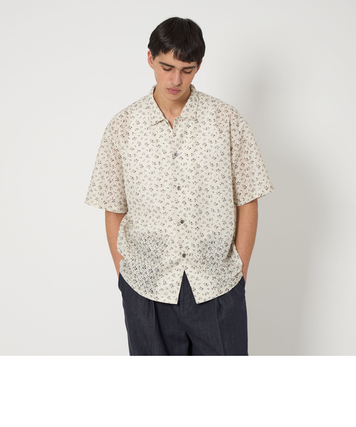 ＜LIBERTY FABLIC＞ アイレット プリント シャツ