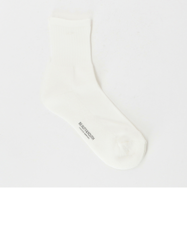 デオドラント リブ パイル クォーター ソックス