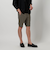 【WEB限定 WARDROBE SMART】 Reflax スリム ショートパンツ