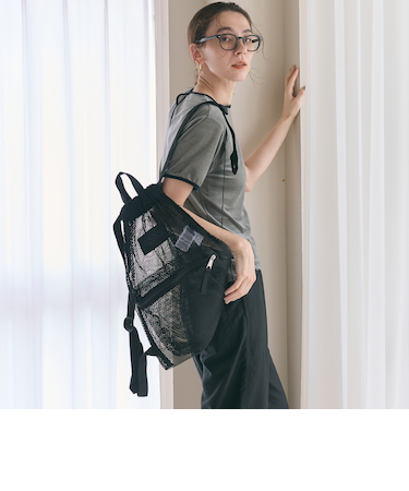 【別注】＜JANSPORT＞メッシュ ドロスト リュック -2WAY-