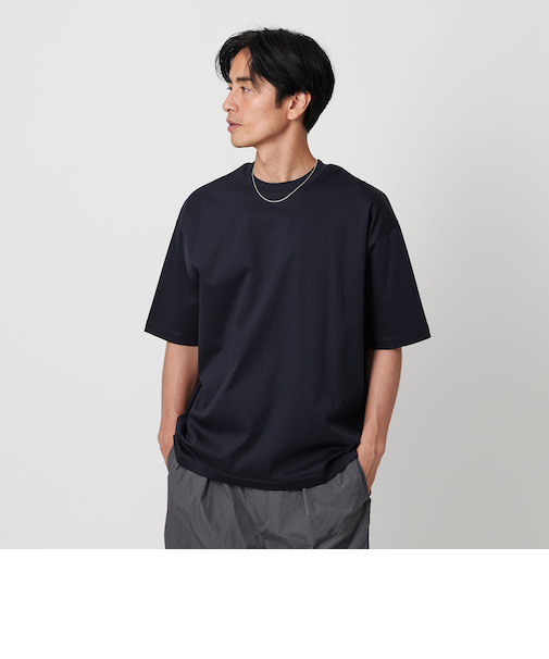 スーパークール クルーネック カットソー -接触冷感 抗菌・防臭‐