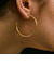 ＜SOAC＞ラージ フープピアス