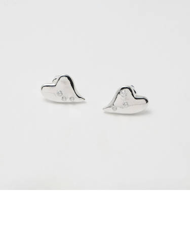 ＜LAPUIS＞Garden heart ピアス