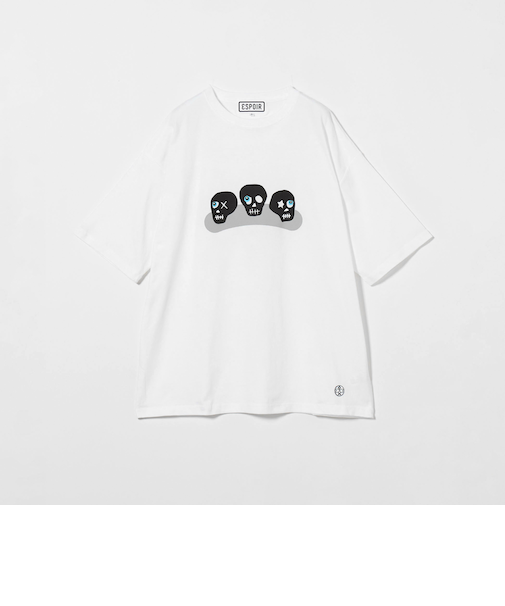 <ESPOIR>Three Skull Tシャツ
