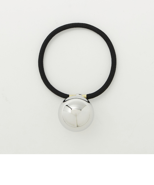 メタル ビッグボール ヘアゴム