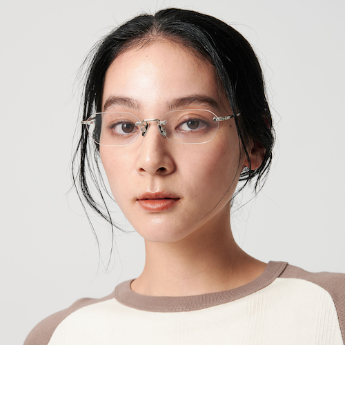 ADSR リムレスメガネ VATH シルバーフレーム クリアレンズ A.D.S.R. ADSR リムレスメガネ VATH シルバーフレーム クリアレンズ A.D.S.R.