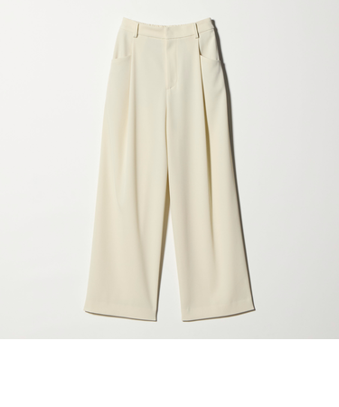 ポリエステルブレンド ツイルバックゴムパンツ