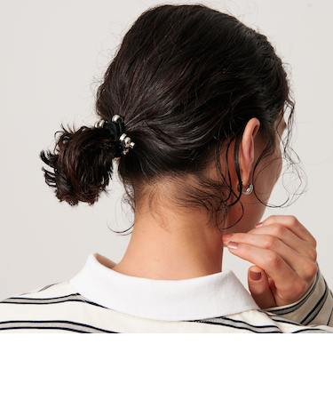 ＜heyep＞メタルパーツ ヘアタイ