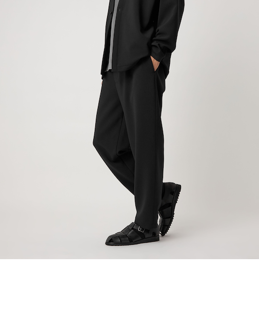 DUAL PACK 2.0 1プリーツ テーパード イージーパンツ -セットアップ対応 ウォッシャブル マルチ機能-