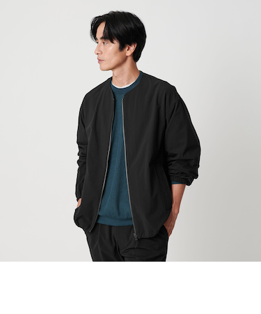 360°MASTER クルー ジップジャケット -セットアップ対応 ストレッチ ウォッシャブル マルチ機能-