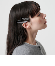 ＜heyep＞ロゴ ヘアピン/3P