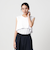 【WEB限定 Wardrobe DAILY MINIMAL】フリルレイヤード ノースリーブカットソー 接触冷感 吸水速乾