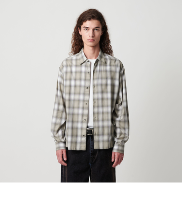 コットン クロップド シャツ