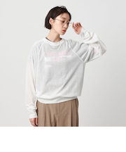 【WEB限定】シアー ラグラン スウェット