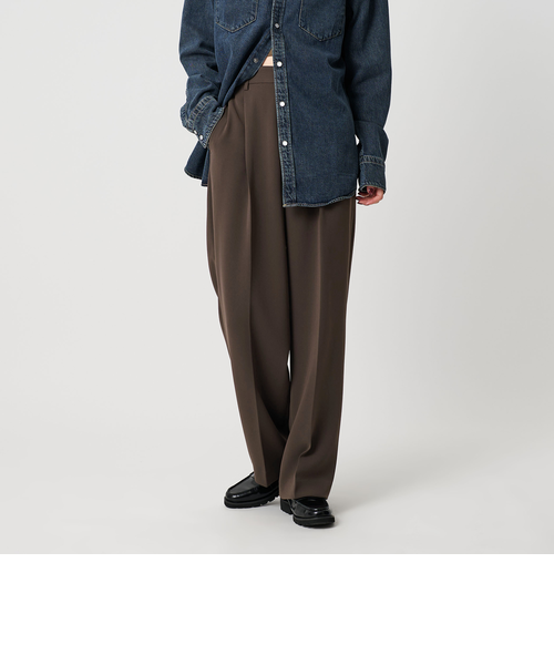 【新品】BEAUTY&YOUTH タック ワイドストレート パンツ 2 BEAUTY&YOUTH UNITED ARROWS（ビューティーアンドユース