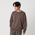プレーティング フェード クルーネック ニット 抗菌・防臭機能付き