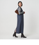 【WEB限定】ドレープツイル キーネックワンピース ウォッシャブル