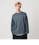 コットン カシミヤ ブレンド ロングスリーブ Tシャツ
