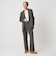 ポリエステルブレンド バックゴムストレートパンツ