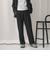 ポリエステルブレンド バックゴムストレートパンツ