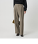 ポリエステルブレンド バックゴムストレートパンツ