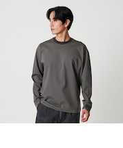 プラチナ ポンチ クルーネック カットソー 抗菌防臭