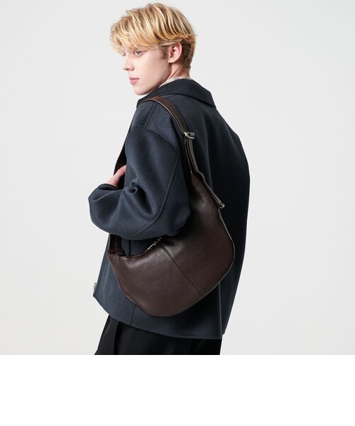 BEAUTY&YOUTH レザームーンショルダーバッグ 2025AW レザー ムーン ショルダー バッグ｜ビューティー＆ユース ユナイテッド