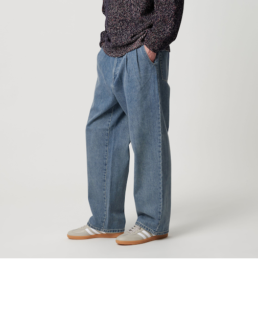 オゾン ウォッシュ デニム パンツ