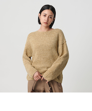 テープヤーン ニットプルオーバー